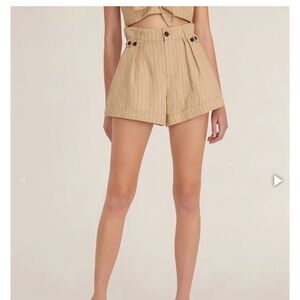 Marissa Webb Kenny Pinstripe Short